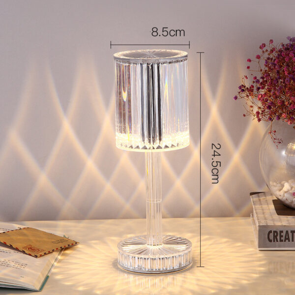 New Crystal Table Lamp Hotel Decoration Diamond Romantic Warm Led For Home Decor Romantic Gift Night Light - Image 10
