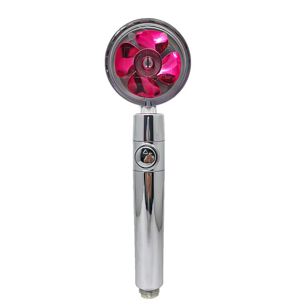 Shower Head Water Saving Flow 360 Degrees Rotating With Small Fan ABS Rain High Pressure Spray Nozzle Bathroom Accessories - Image 52