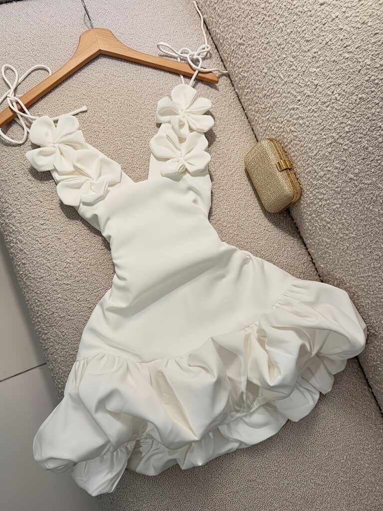 Sexy Bud Blossom Floral Strap Holiday Dress