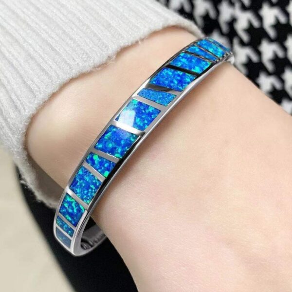Plain Open Bangle Bracelet Jewelry Accessory - Image 2