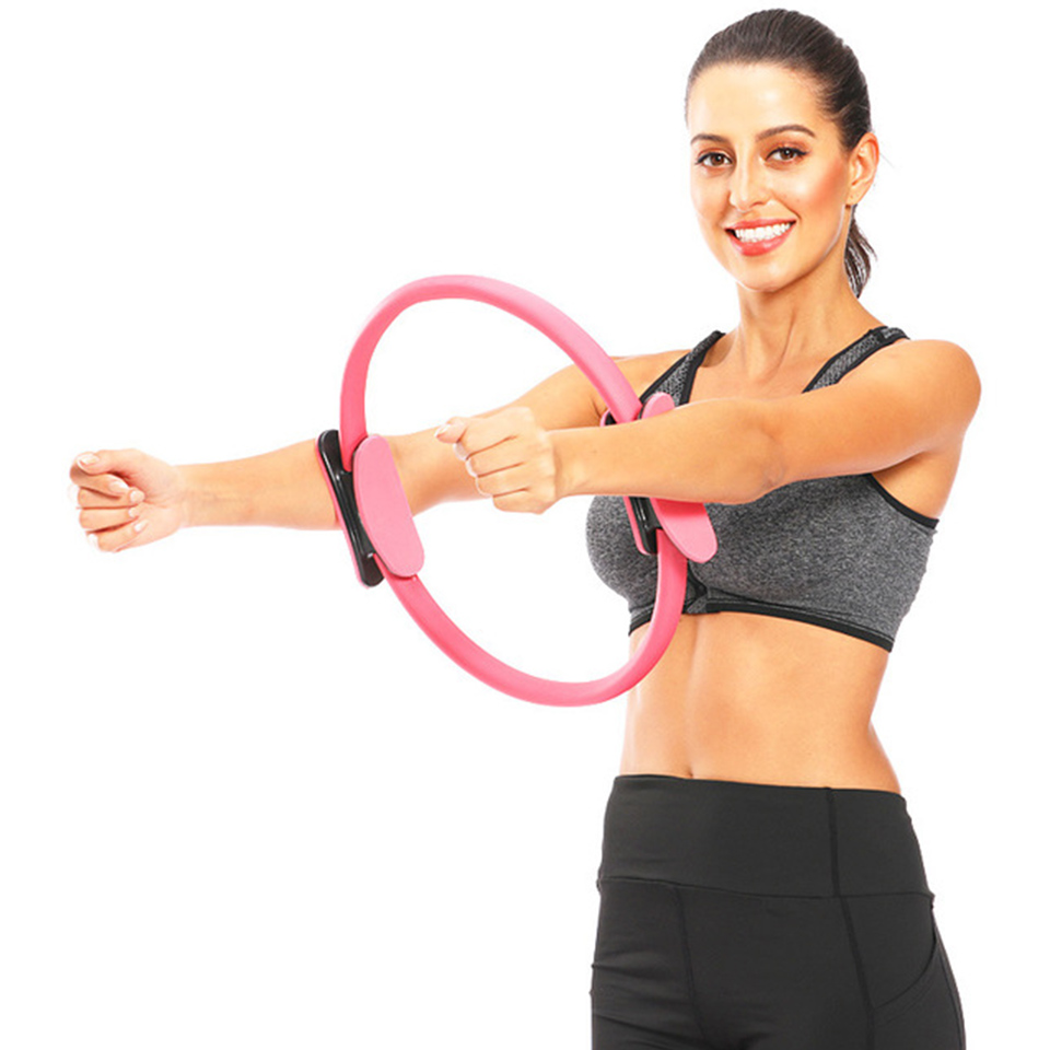 Yoga Fitness Pilates Ring Women Girls Circle Magic Dual Exercise Home Gym Workout Sports Lose Weight Body Resistance - Image 23
