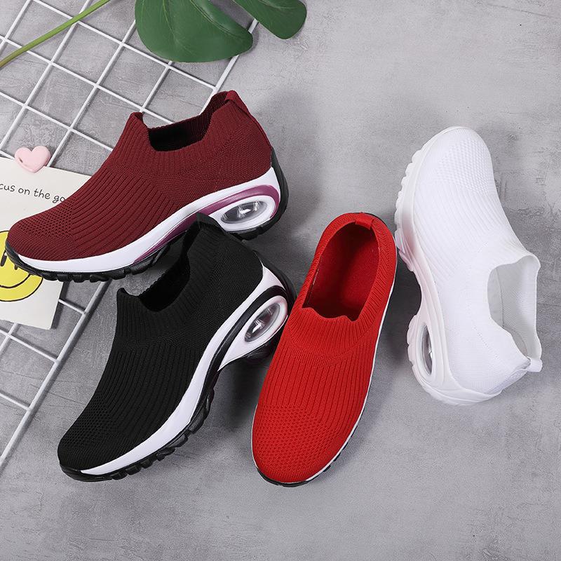 Sneakers Women Air Cushion Mesh Breathable Running Sports Shoes - Image 16