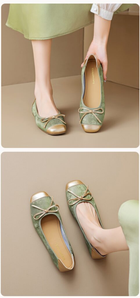 Women's Soft-soled Low-cut Bow-tie Flat Shoes