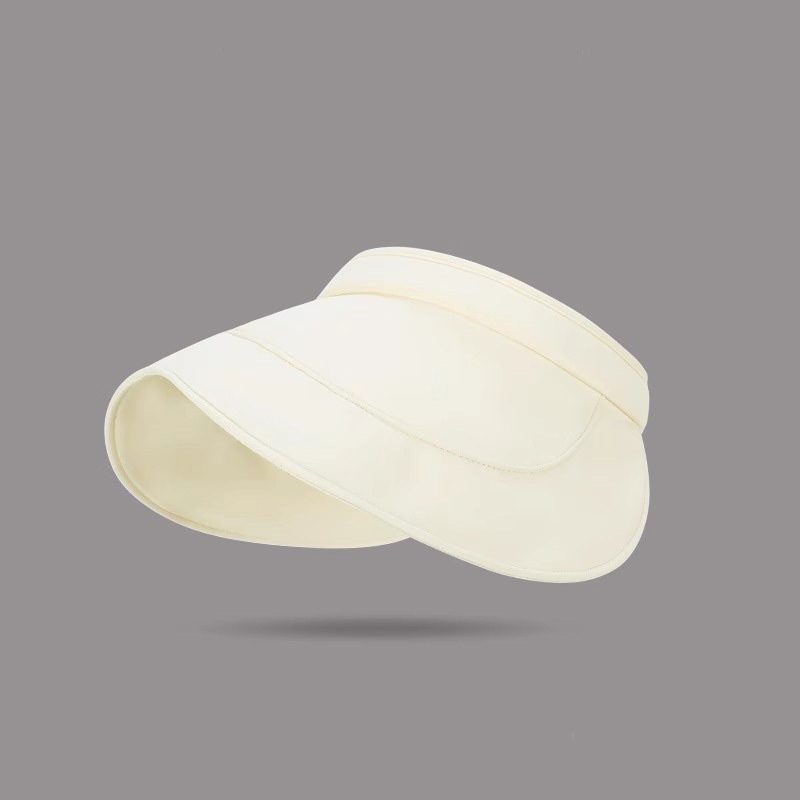 Simple Solid-color Open-top Sun Hat, With Perforated Ventilation And Wide Brim For Sun Protection, Suitable For Outdoor Activities And Daily Commuting. - Image 4