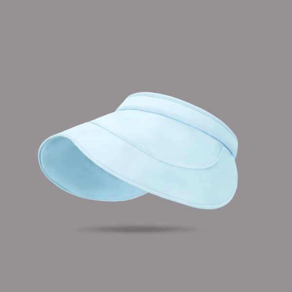 Simple Solid-color Open-top Sun Hat, With Perforated Ventilation And Wide Brim For Sun Protection, Suitable For Outdoor Activities And Daily Commuting. - Image 9
