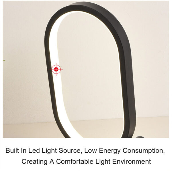 Usb Plug-In Lamp Oval Acrylic Lamp Touch Control Dimmable Modern Simple Creative Night Lamp Bedside Reading Lamp Desk Table Led - Image 13
