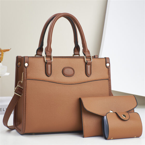 Stylish Three-Piece Shoulder Bag Set For Women Mother-and-Child Bags - Image 3