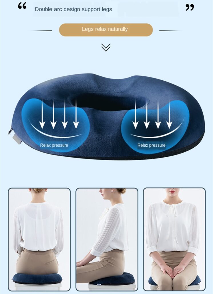 Seat Cushion Pillow for Office Memory Foam