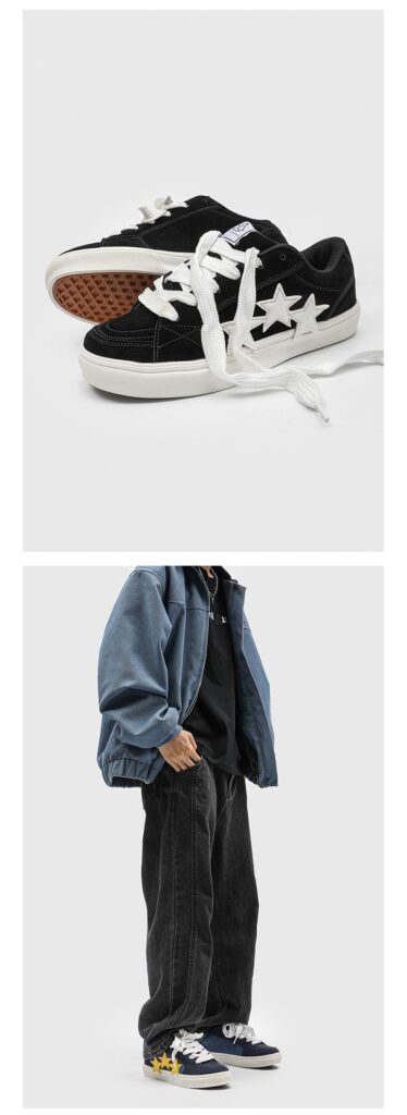 Versatile, Lightweight And Comfortable Star-patterned Sneakers For Sports