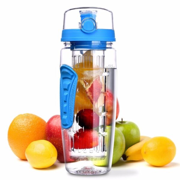 32Oz Fruit Infusing Infuser Water Bottle Water Fruit Bottle BPA Free Plastic Sport Fruit Infuser Water Bottles With Infuser Juice Shaker Drink Bottle Of Water - Image 14