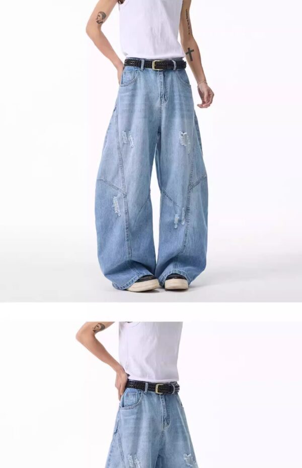 American-style Tailored Bootcut Jeans, Womens And Mens, Springautumn Vintage - Image 8