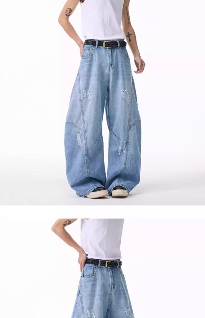 American-style Silhouette Bootcut Jeans For Women And Men