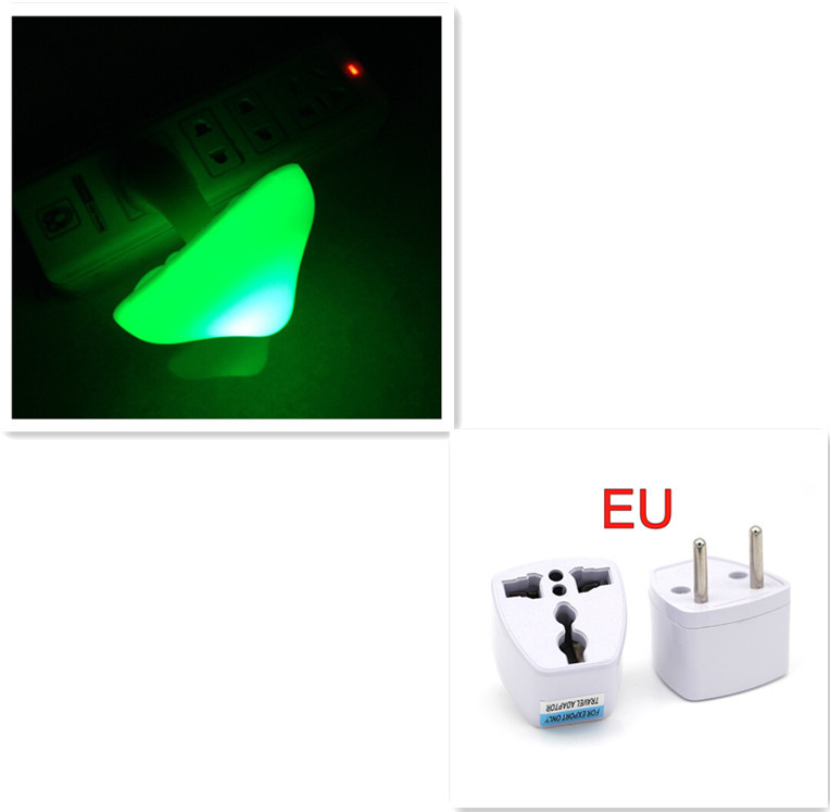 LED Night Light Mushroom Wall Socket Lamp EU US Plug Warm White Light-control Sensor Bedroom Light Home Decoration - Image 17