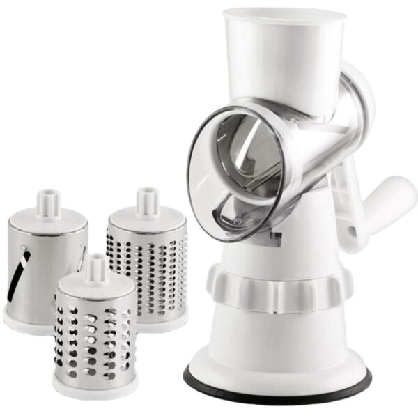 3 In 1 Vegetable Slicer Manual Kitchen Accessories Grater For Vegetable Cutter Round Chopper Mandolin Shredder Potato Home Kitchen Supplies Kitchen Gadgets - Image 9