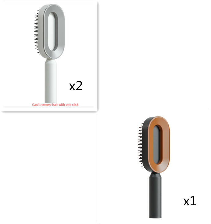Self Cleaning Hair Brush For Women One-key Cleaning Hair Loss Airbag Massage Scalp Comb Anti-Static Hairbrush - Image 72