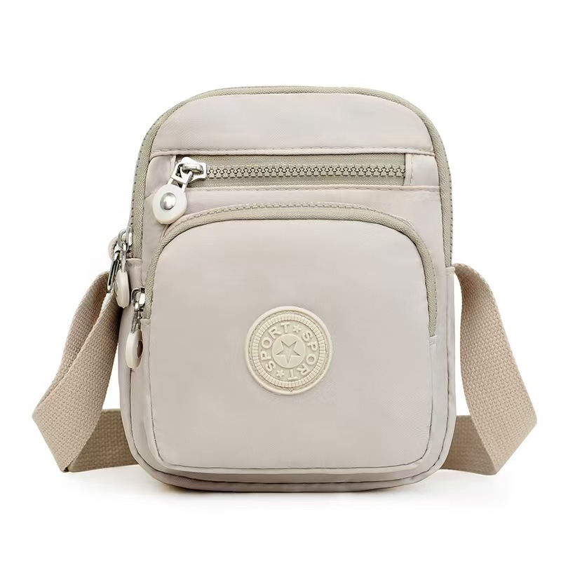 Lightweight Multi-Layer Oxford Cloth Crossbody Fashionable Small Square Bag