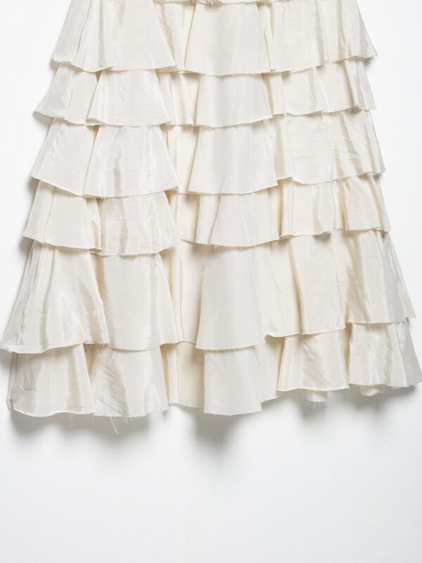 Women's Tiered-ribbon Decorated Cake-style Midi Skirt - Image 7