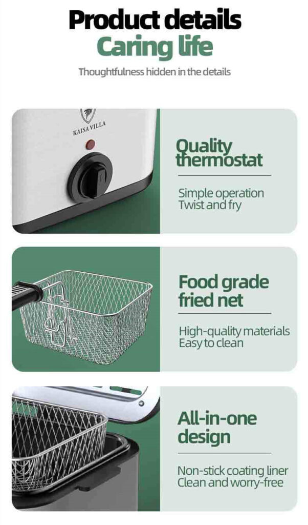 Visual Multifunctional Electric Air Fryer Skewer French Fries Machine