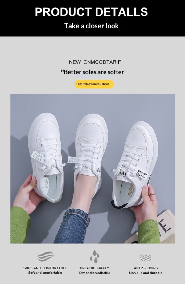 Student Athletic Running Leather-uppers Breathable Casual Shoes - Image 23