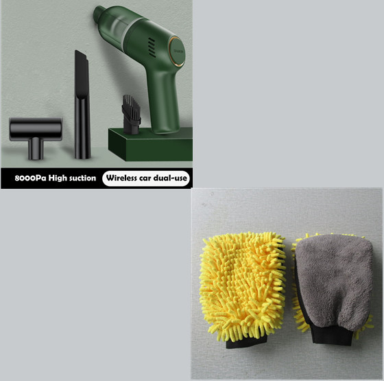 Mini Fashion Car High-Power Car Vacuum Cleaner - Image 9