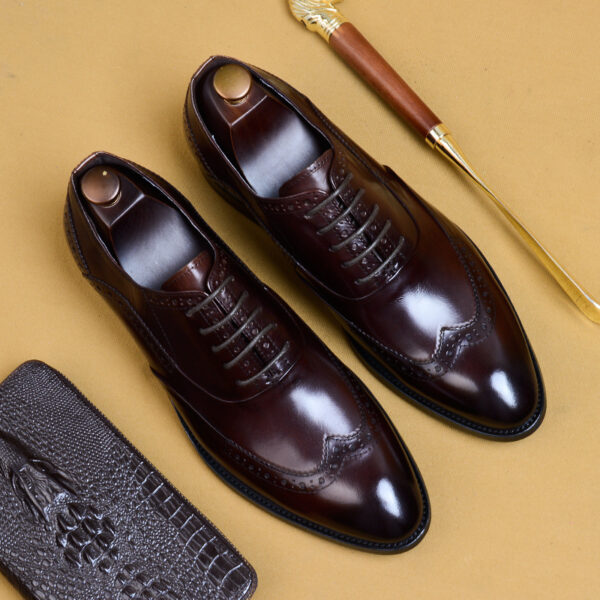 Men's Business Formal Pointed-Toe Oxford Shoes - Image 8