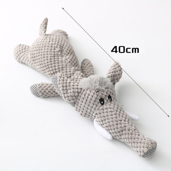 Plush Cartoon Puppy Dog Toy Pet Dog Chew Squeak Toys For Small Dogs Teeth Grinding Pet Products Dog Accessories - Image 5