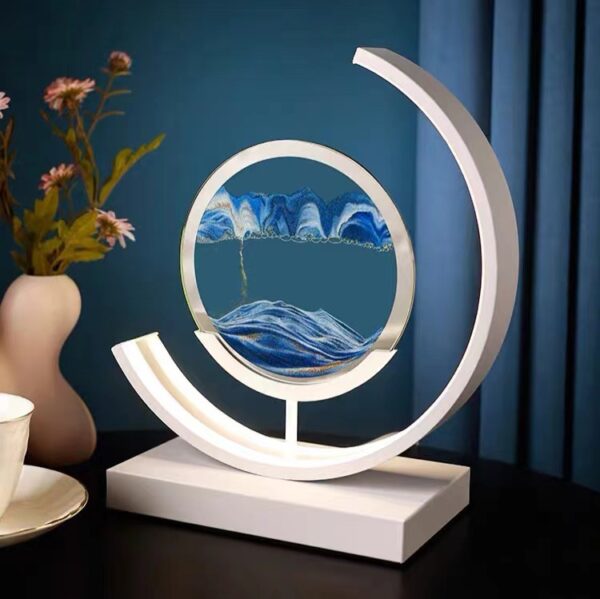 High-end Business Gifts Quicksand Painting 3D Living Room Decorations Lights Creative Lamp Led Lights - Image 9