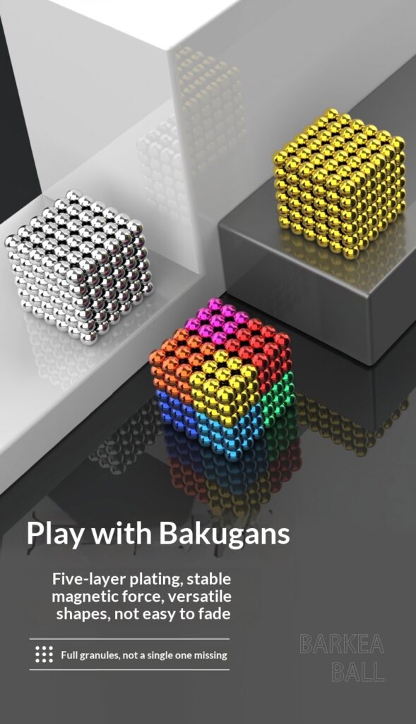 Colorful Magnetic Balls Strong Magnetic Beads Magnet Toys