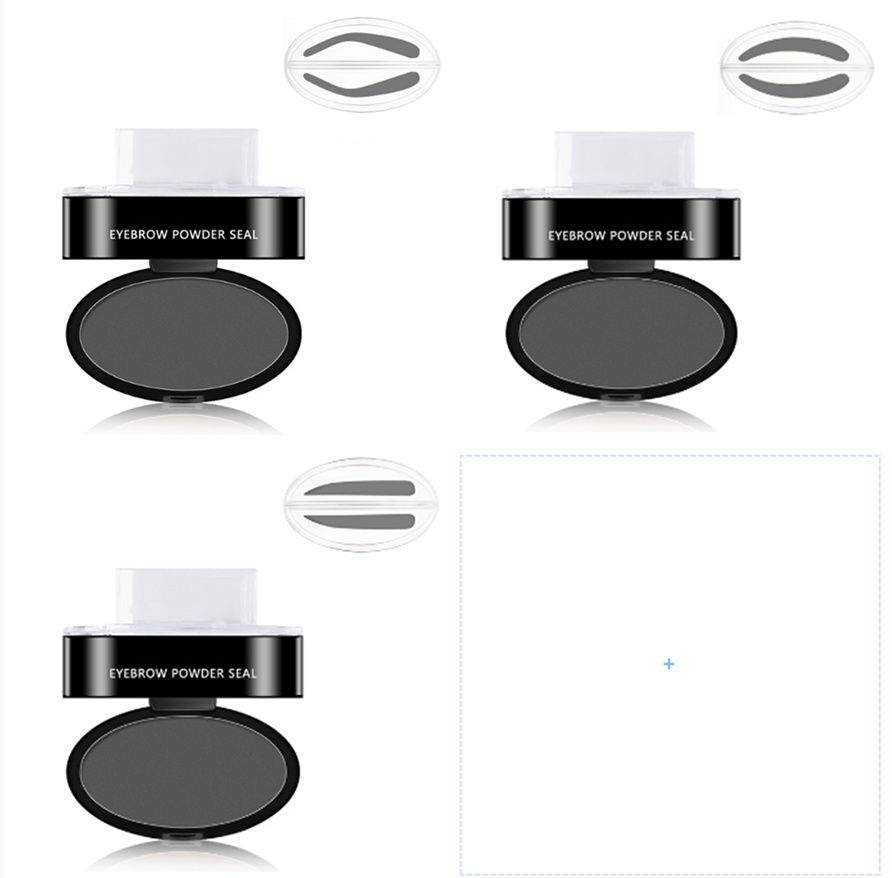 Eyebrow Powder Stamp Tint Stencil Kit Cosmetics Professional Makeup Waterproof Eye Brow Stamp Lift Eyebrow Enhancers Stencil Kit - Image 27