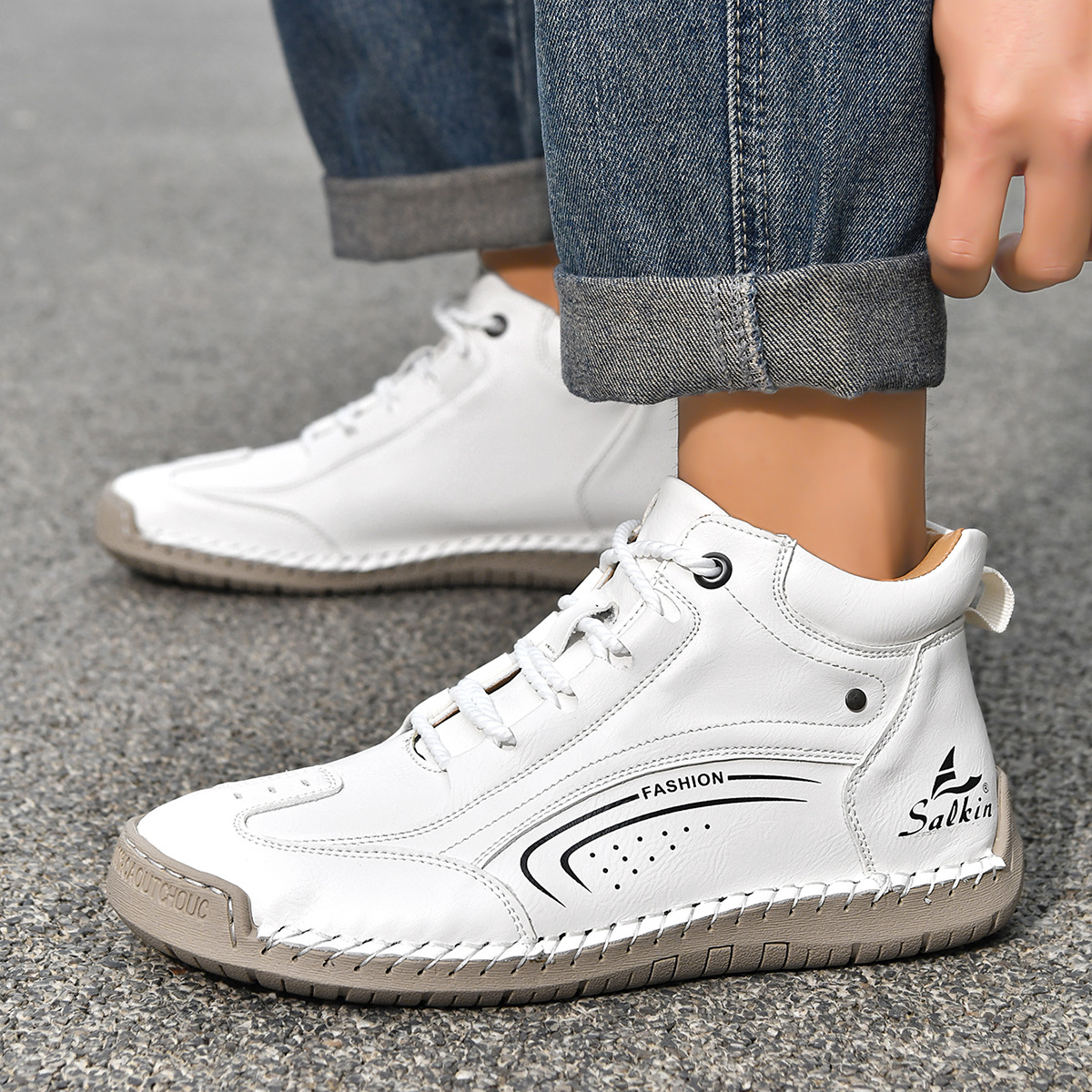 Plus-size Mens Fashion With Hand-stitched Soles - Image 11
