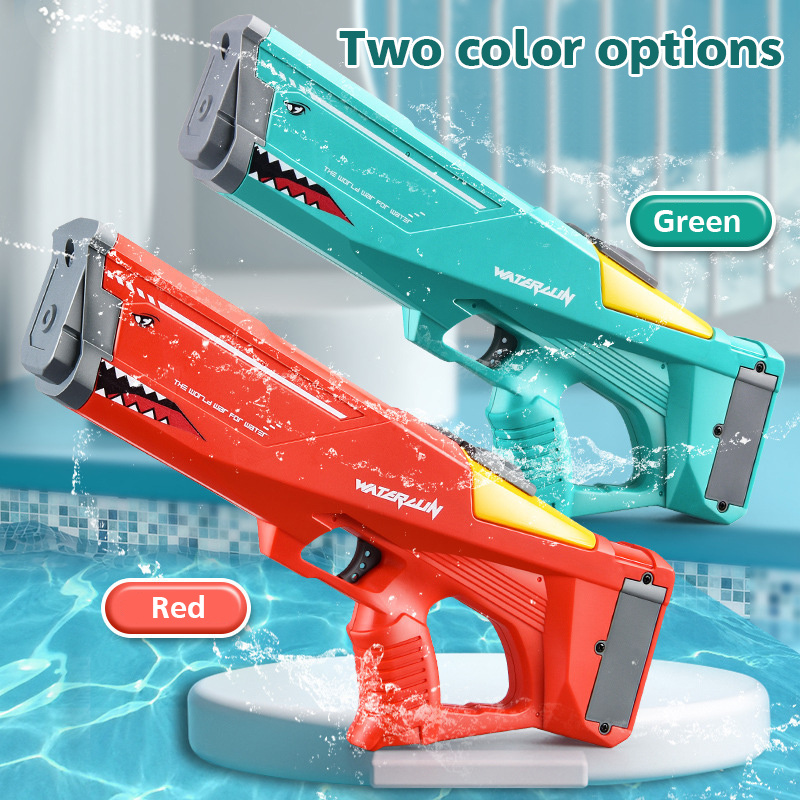 Automatic Electric Water Gun Toys Shark High Pressure Outdoor Summer Beach Toy Kids Water Fight Pool Party Water Toy - Image 1