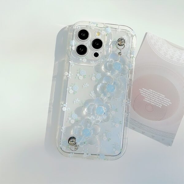 Fresh And Summery Blue Floral Phone Case - Image 12