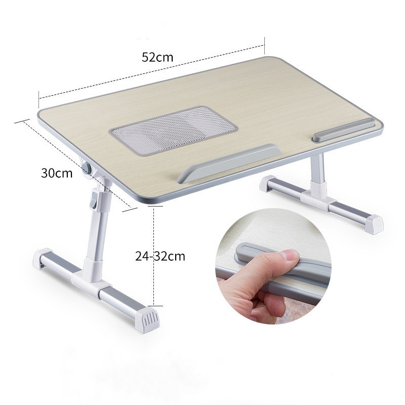 Adjustable Laptop Desk Stand Foldable Notebook Laptop Bed Table Can be Lifted Standing - Image 13