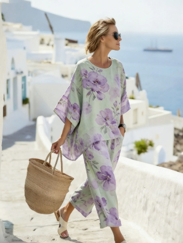 Women's Casual Bohemian-style Fashion Set - Image 2
