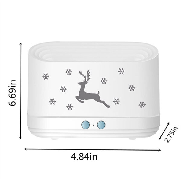 Elk Flame Humidifier Diffuser Mute Household Atmosphere Lamp Christmas Home Decorations - Image 13