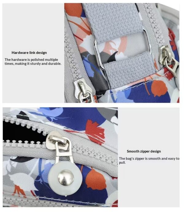 Lightweight Multi-Layer Oxford Cloth Crossbody Fashionable Small Square Bag - Image 15