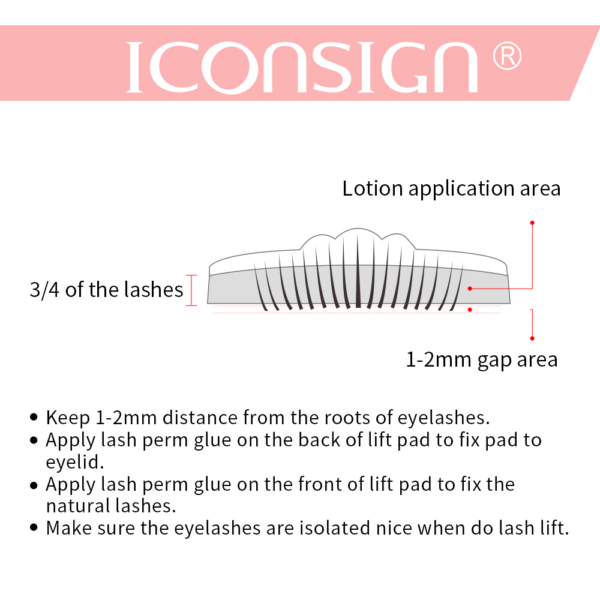 Dropshipping ICONSIGN Lash Lift Kit Lash Lifiting Eyelash Perming Kit Lash Curling Enhancer Eyes Makeup Tools - Image 12