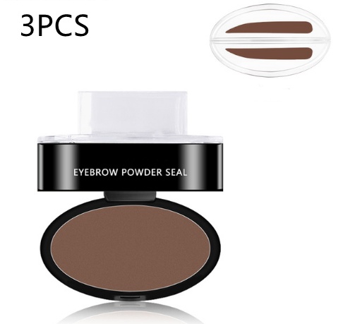 Eyebrow Powder Stamp Tint Stencil Kit Cosmetics Professional Makeup Waterproof Eye Brow Stamp Lift Eyebrow Enhancers Stencil Kit - Image 26