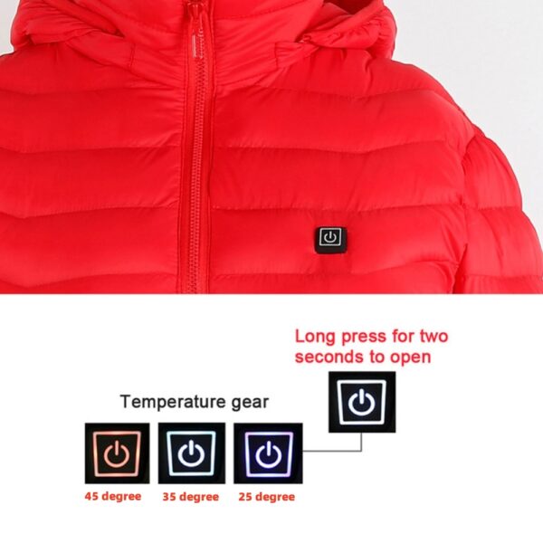 New Heated Jacket Coat USB Electric Jacket Cotton Coat Heater Thermal Clothing Heating Vest Men's Clothes Winter - Image 22