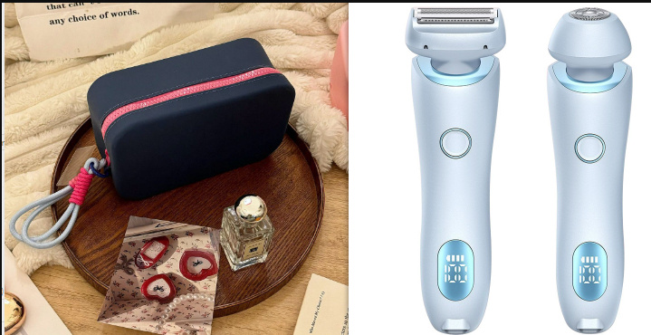 2 In 1 Hair Removal Epilator USB Rechargeable Trimmer Women Body Razor Face Leg Armpit Bikini Hand Pubic Shaver Hair Remover - Image 15