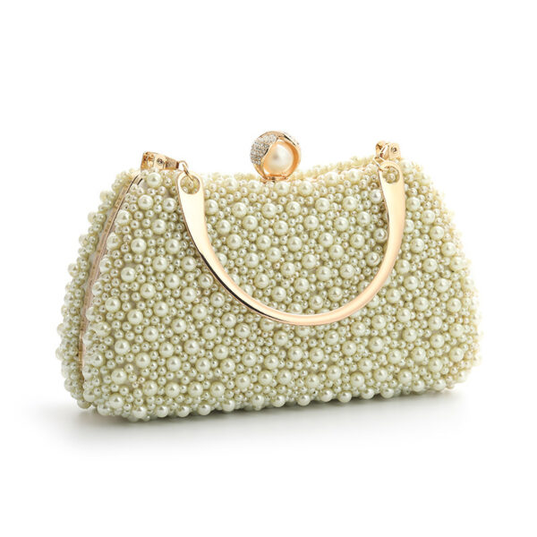 Pearl Handheld Dinner Handheld Handle Shoulder Bag - Image 6