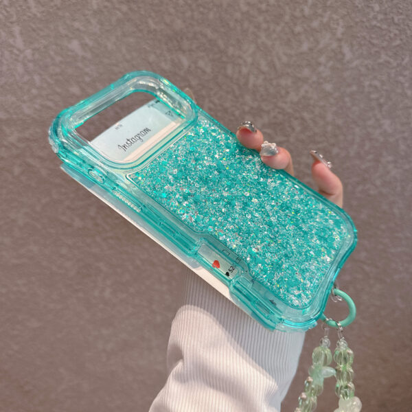 South American-style Slimming Phone Case With 3-in-1 Glitter Epoxy Drop-proof Design And A Matching Bracelet - Image 10