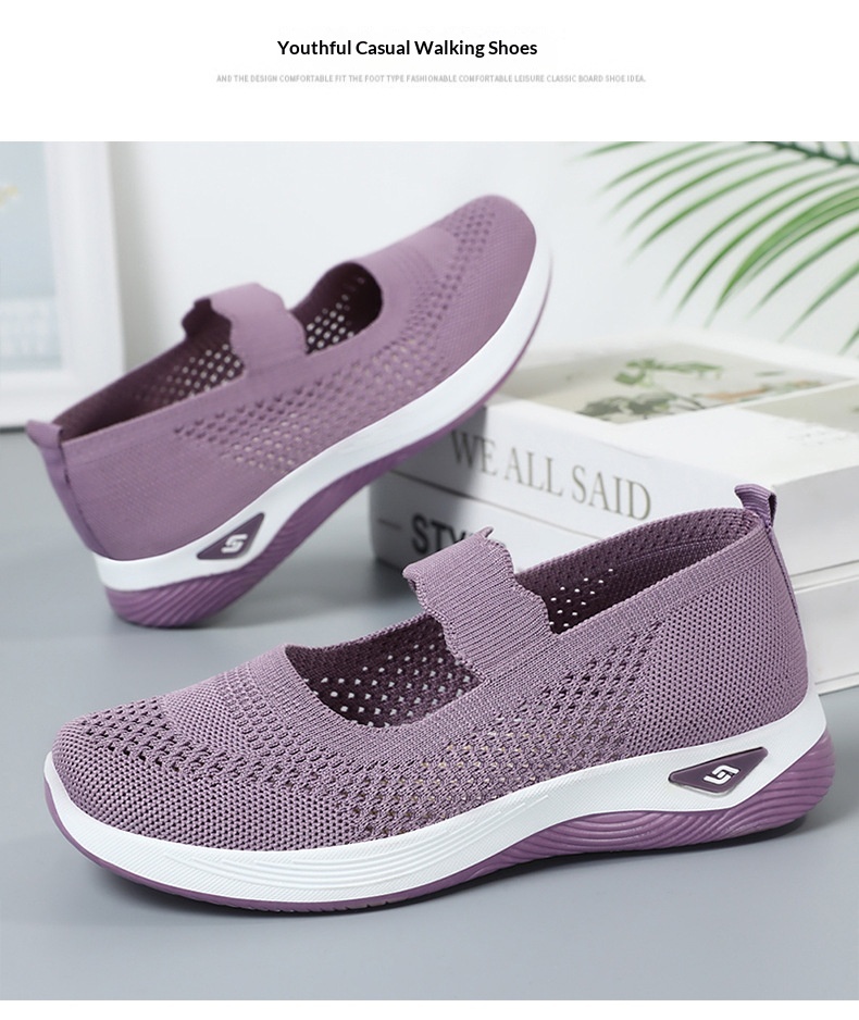 Mid-age And Elderly Mothers Lightweight Walking Shoes