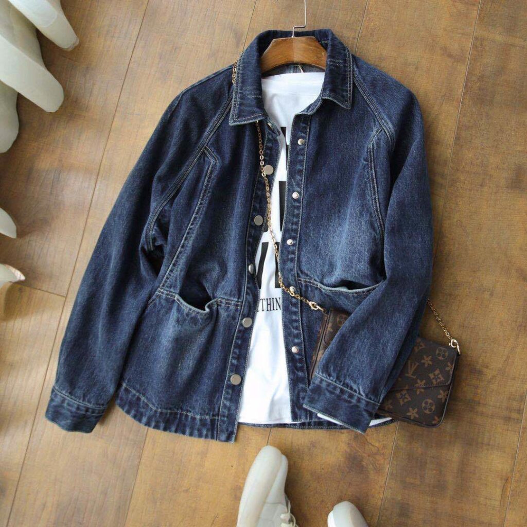 Slimming Baseball Jacket For Women Preppy Style