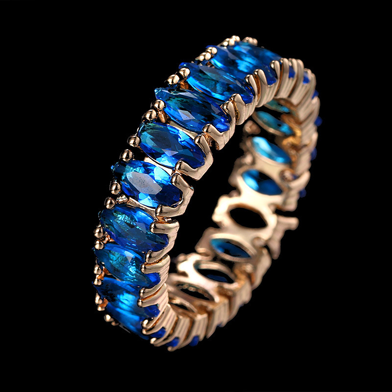 European And American-style Colorful Womens Ring - Image 2