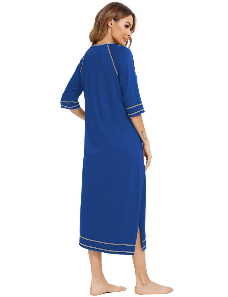 Comfortable Cardigan Womens Base-Layer Pajamas For Autumn And Winter