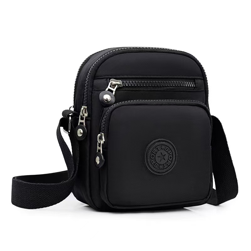 Lightweight Multi-Layer Oxford Cloth Crossbody Fashionable Small Square Bag