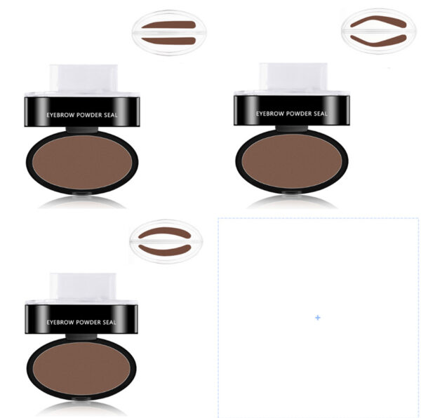 Eyebrow Powder Stamp Tint Stencil Kit Cosmetics Professional Makeup Waterproof Eye Brow Stamp Lift Eyebrow Enhancers Stencil Kit - Image 18