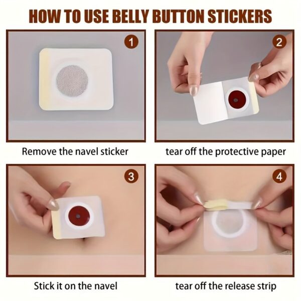 Navel Belly Button Patch Slimming Patch Abdomen Magnetic Detox Sticker - Image 12