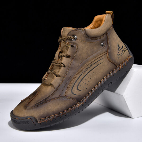 Plus-size Mens Fashion With Hand-stitched Soles - Image 4